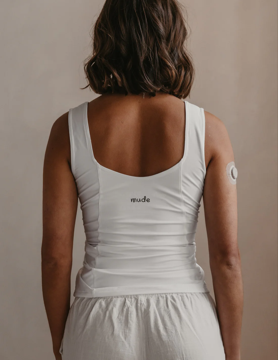 Mude Tank - White – Mude Clothing